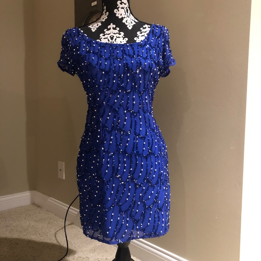 Gorgeous Shail K. Blue Dress